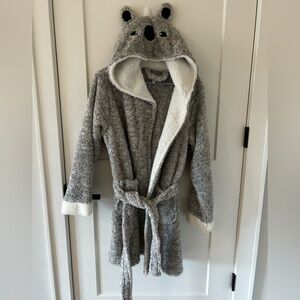 Cozy Gray Koala Robe